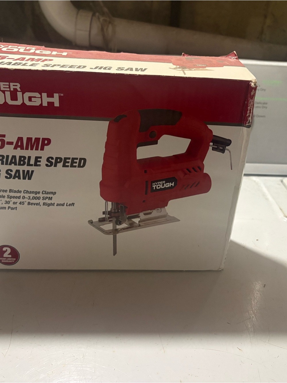 Hyper Tough Red 5-Amp Variable Speed Jig Saw